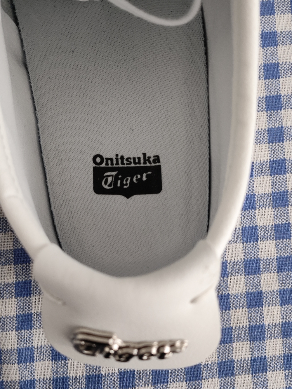 Onitsuka Tiger by Asics White and Light Gray Men’s Sneakers - Picture 5 of 6